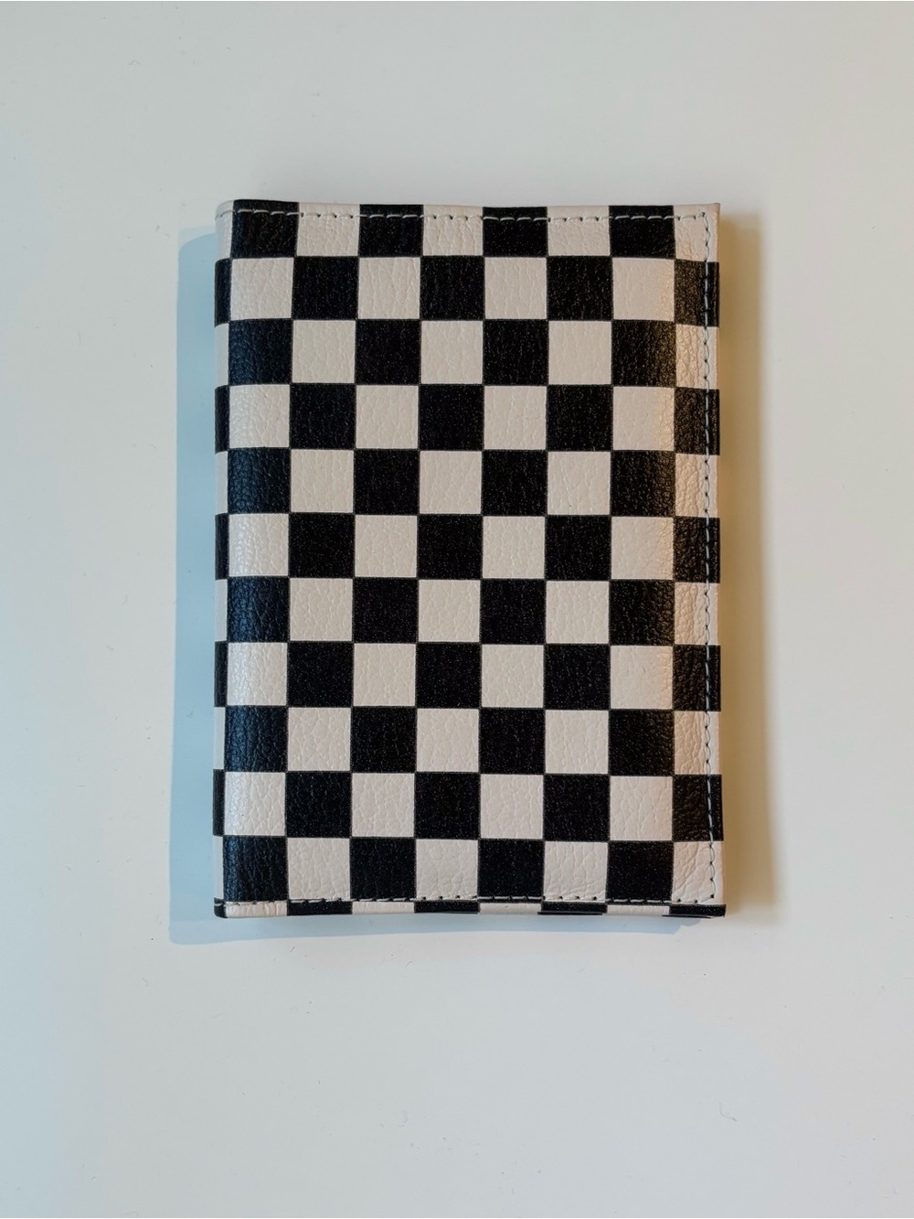 Clare V. Passport Holder Checkered